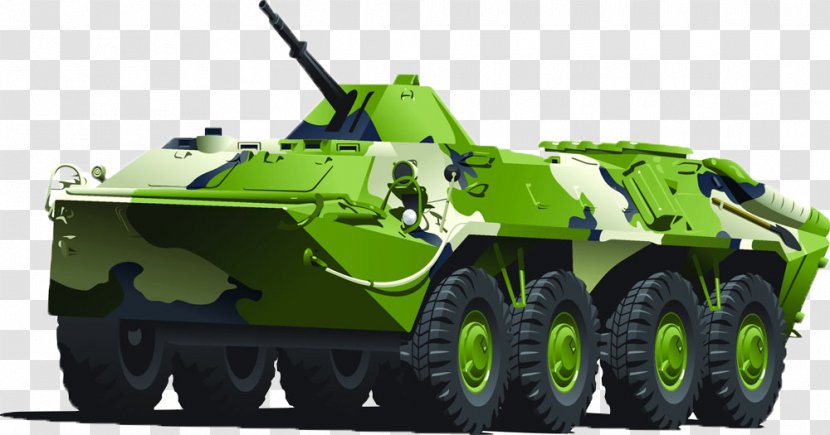 Military Vehicle Army Tank - Royaltyfree - Painted Cartoon Transparent PNG