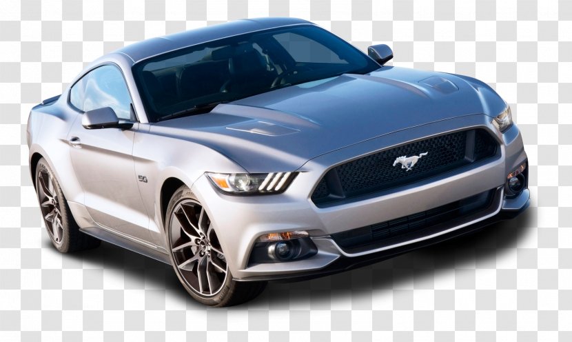 2015 Ford Mustang GT Car Shelby - Silver Transparent PNG