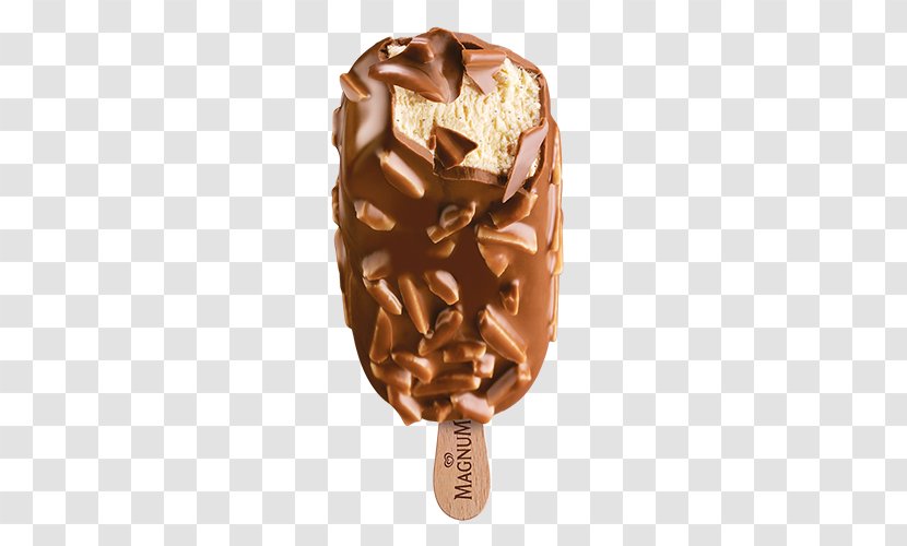 Ice Cream Magnum Paddle Pop Streets Almond - White Chocolate - Image Transparent PNG