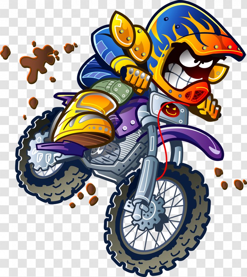Motocross Motorcycle Clip Art - Wheel - Riding A Transparent PNG