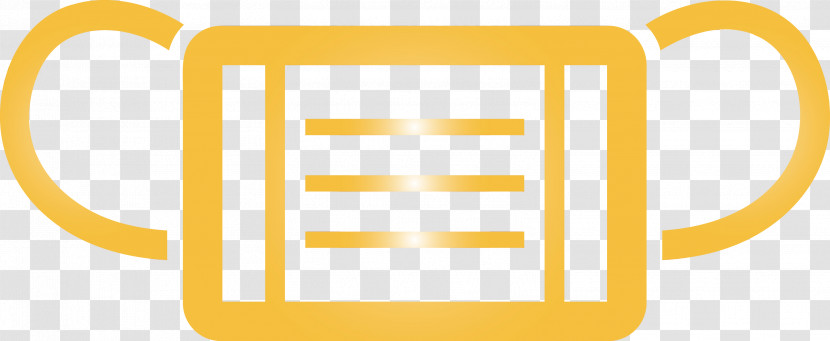 Yellow Line Rectangle Square Transparent PNG