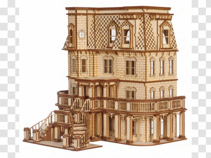 Dollhouse Hegeler Carus Mansion 1:24 Scale - House - Doll Transparent PNG