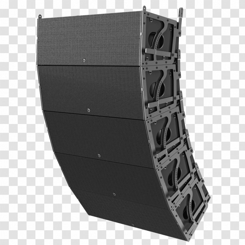 Line Array Loudspeaker Enclosure Audio Sound Reinforcement System - Acoustics Transparent PNG