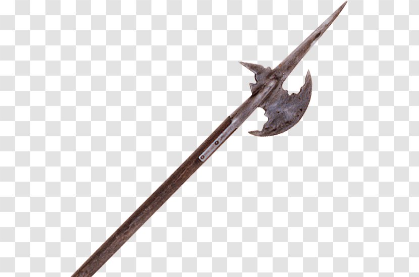 Pole Weapon Halberd Flail Spear - Knight Transparent PNG