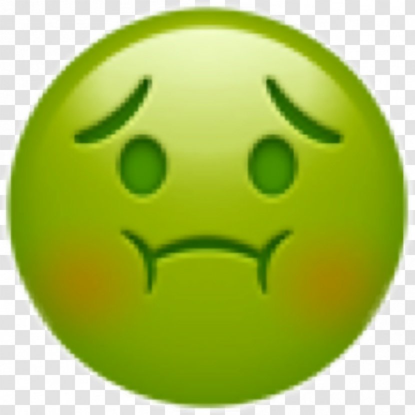 Emojipedia Smiley Emoticon - Iphone - Sick Transparent PNG