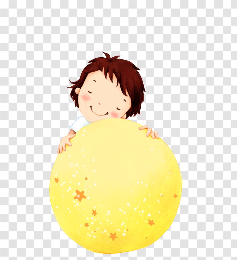 Child Cartoon Illustration - Heart - Dream Boy Transparent PNG