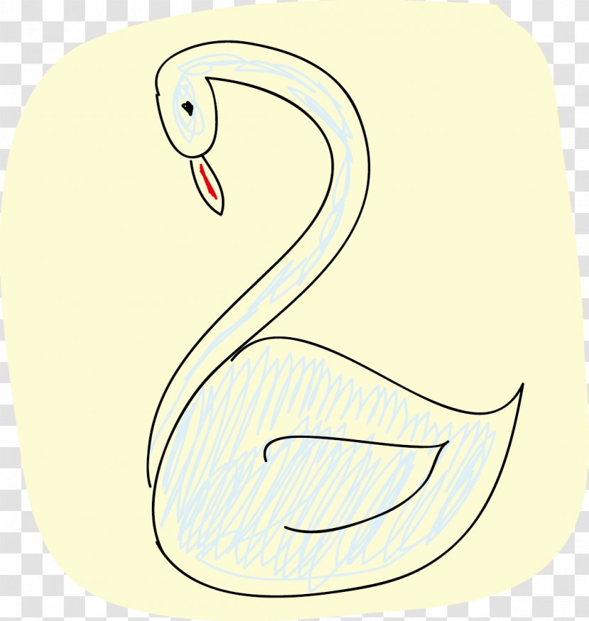 Domestic Goose Clip Art - Silhouette - Vector Transparent PNG