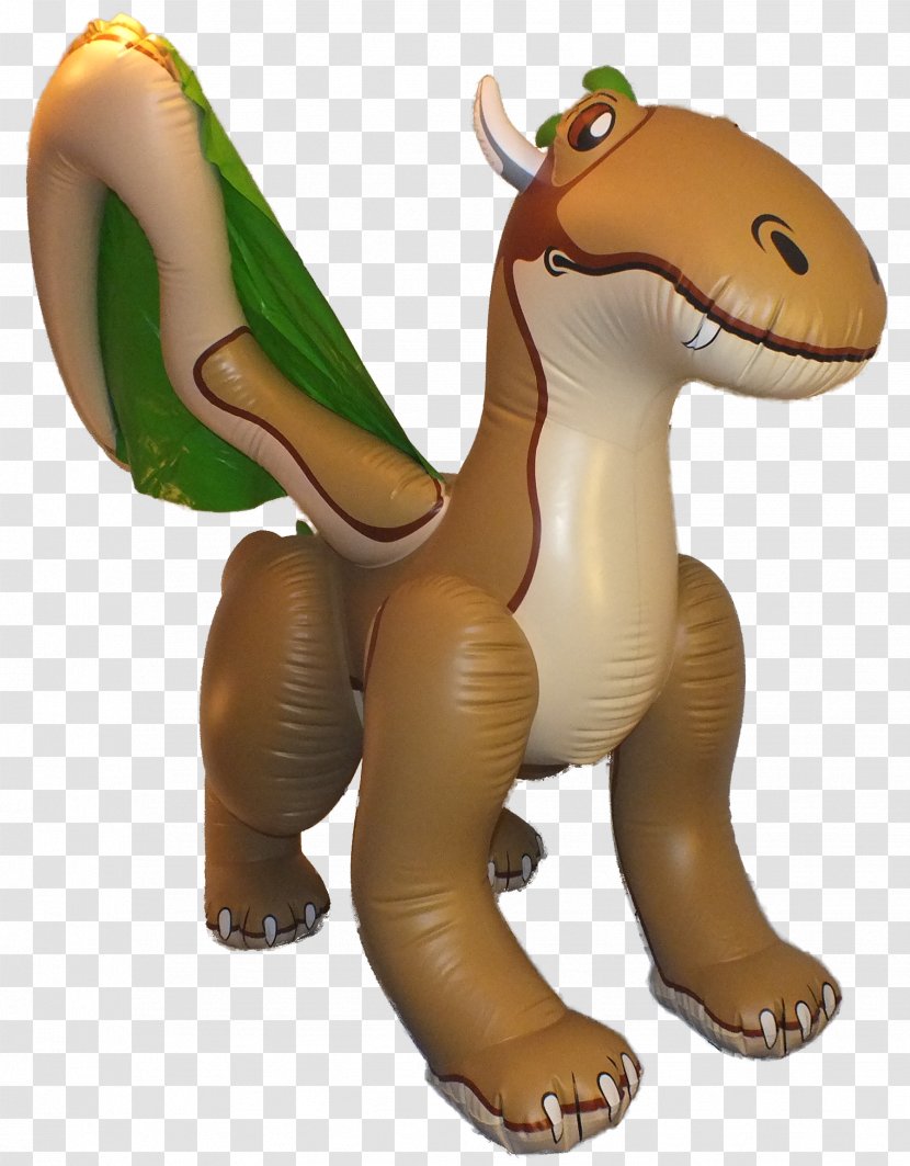 Velociraptor Dinosaur Terrestrial Animal Cartoon - Inflatable Transparent PNG