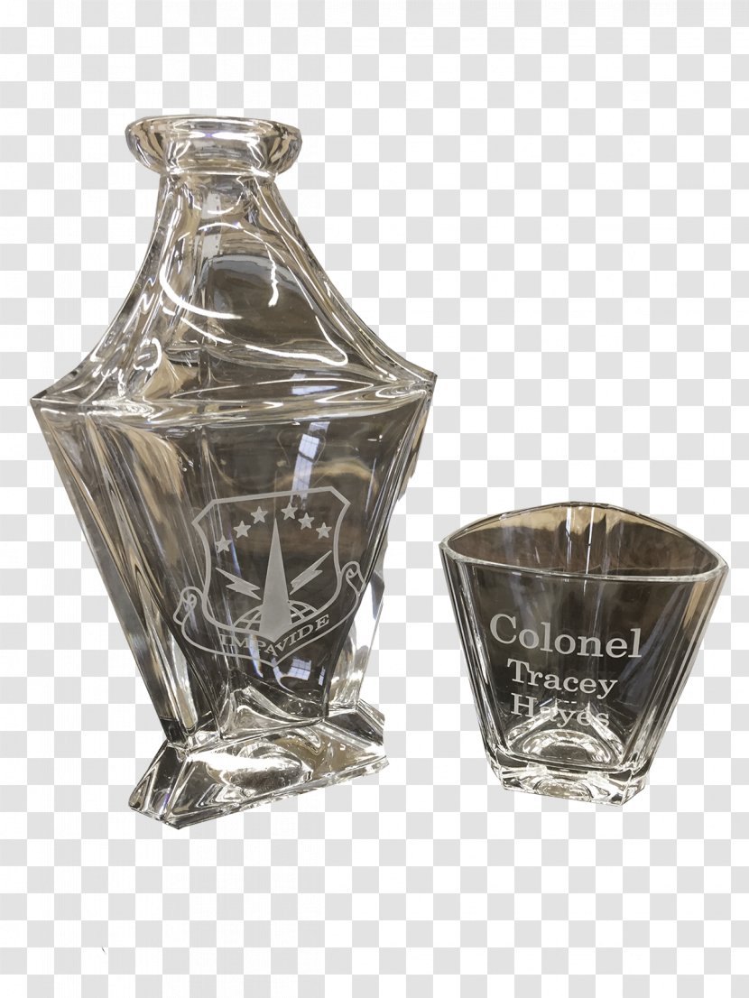 Old Fashioned Glass Decanter Engraving - Drinkware Transparent PNG