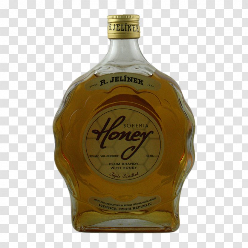 Liqueur Glass Bottle Whiskey Honey Transparent PNG