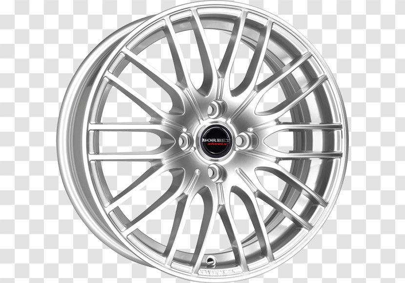 Alloy Wheel Autofelge Car Ford Mustang Focus - Silver Transparent PNG