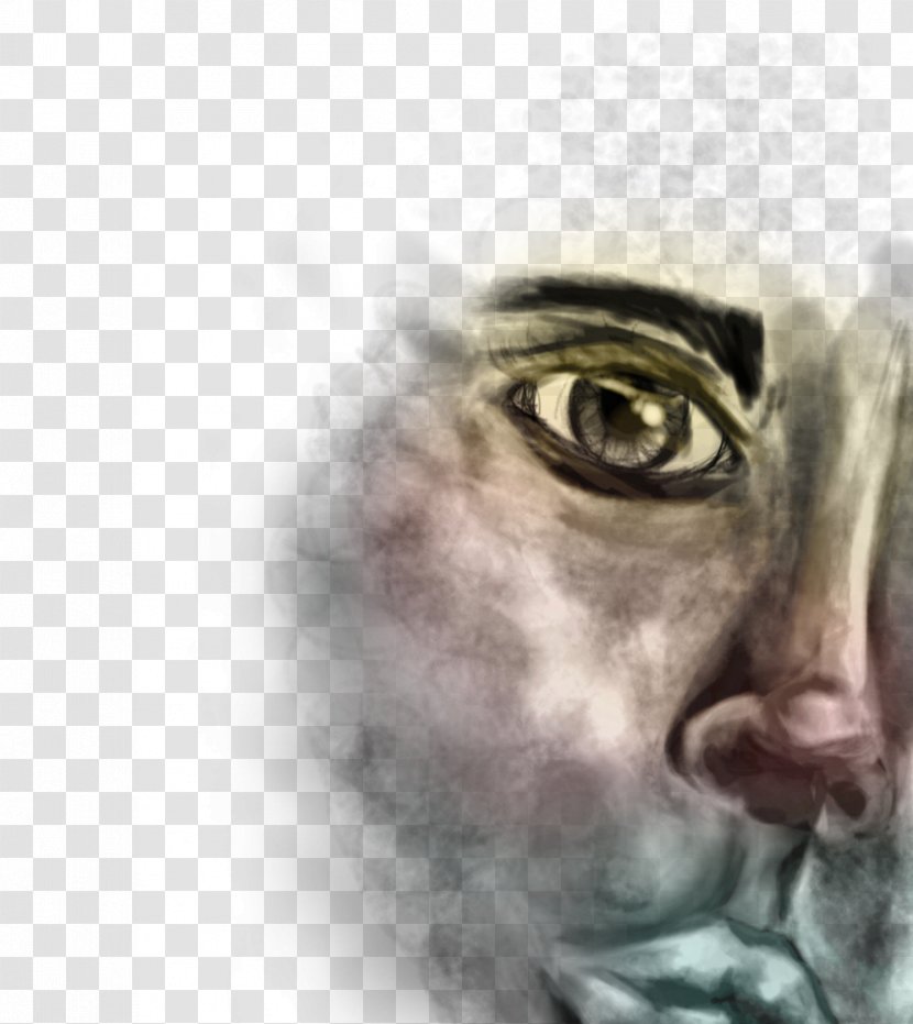Snout Watercolor Painting Chin Human Behavior Jaw - Head - Eye Transparent PNG