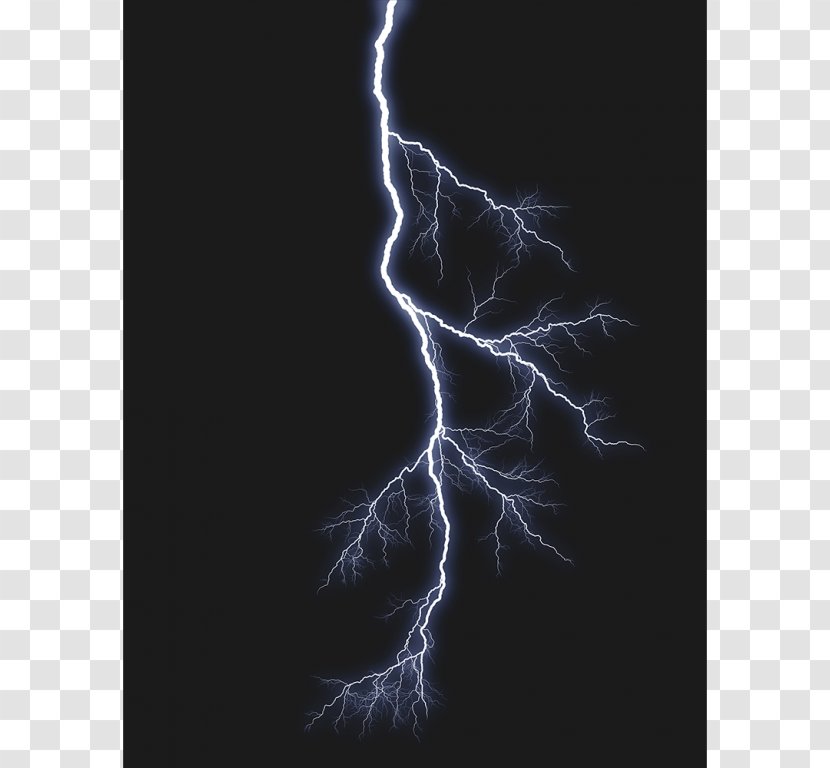 Lightning Strike Thunderstorm Sky Transparent PNG