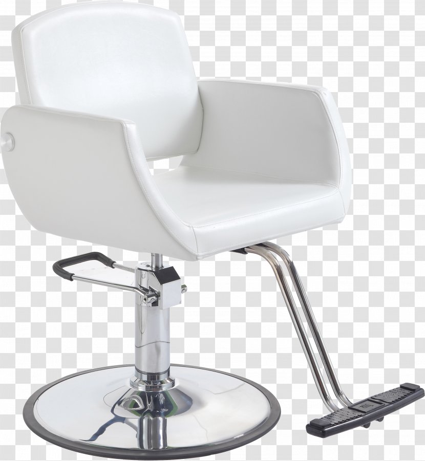 Beauty Parlour Barber Chair Hair Styling Tools - Furniture Transparent PNG