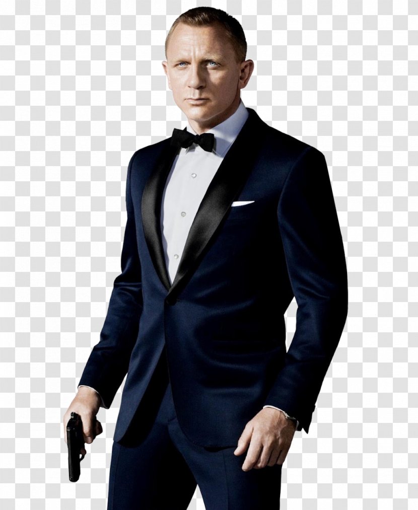 Suit Tuxedo Bow Tie Necktie Lapel - Prom - James Bond Pic Transparent PNG