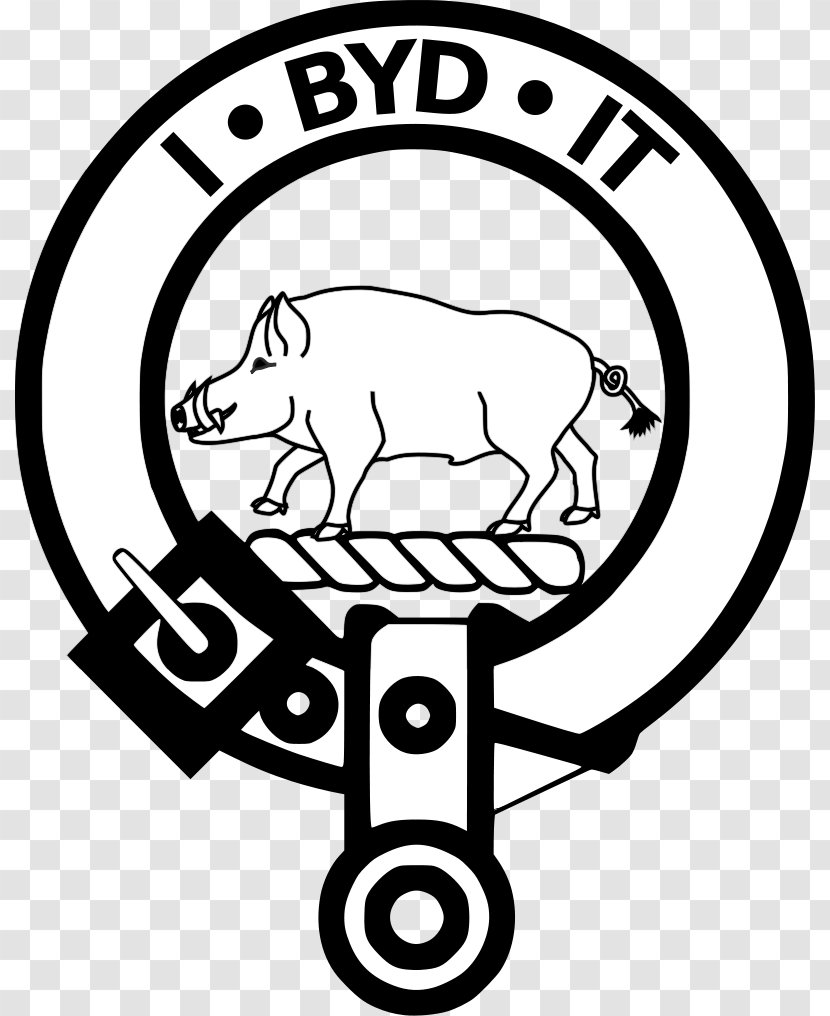 Clan Fraser Of Lovat Scottish Crest Badge Campbell - Donnachaidh - Boar Transparent PNG