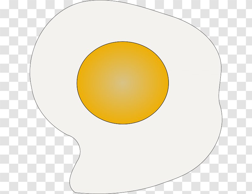 Yellow Circle Font - Sphere - Fried Egg Clipart Transparent PNG