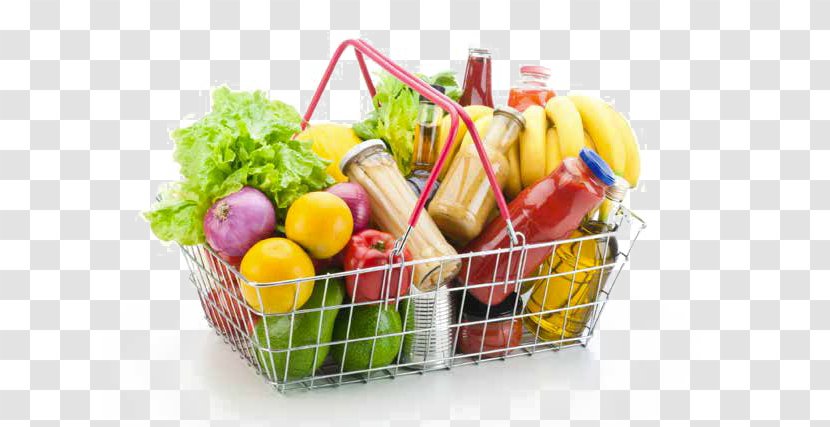 Grocery Store Basket Stock Photography - Shopping - Food Display Transparent PNG
