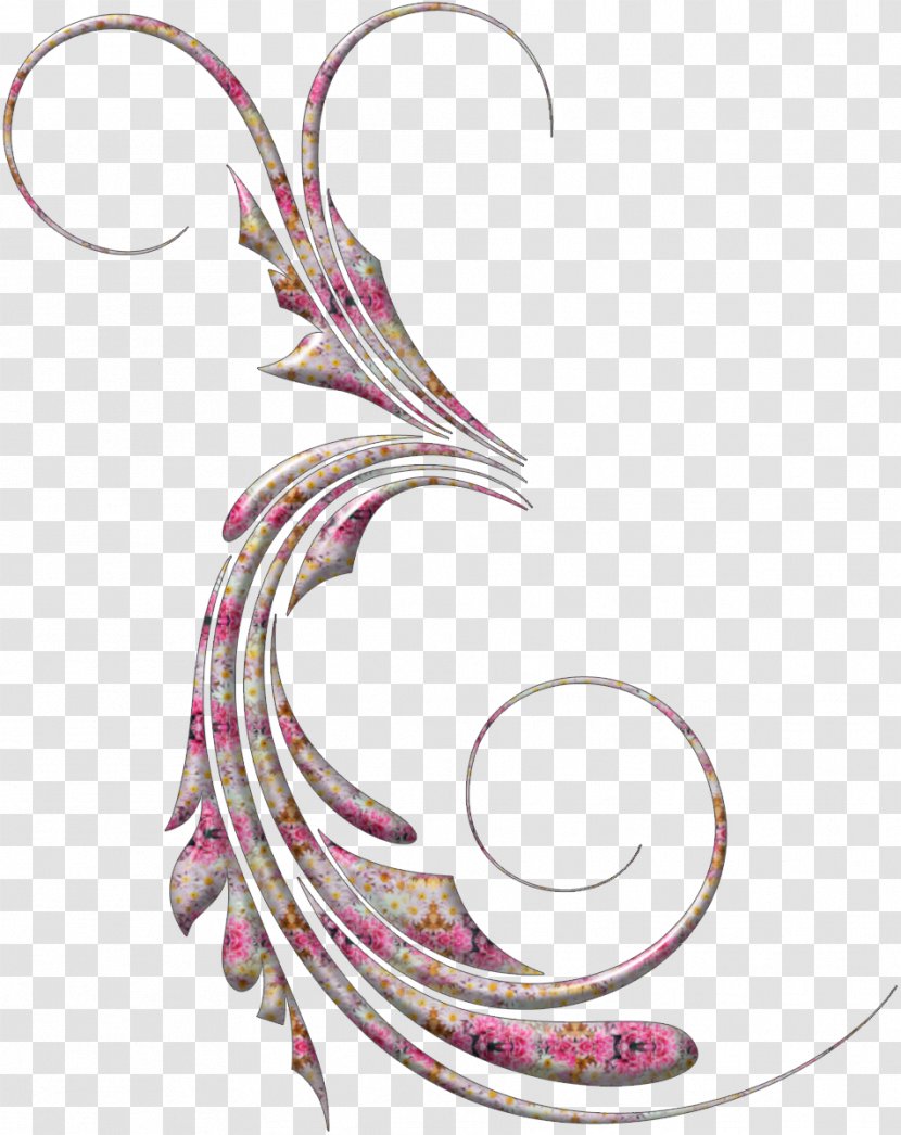 Body Jewellery Ear Line Font - Heart - Floralelement Transparent PNG