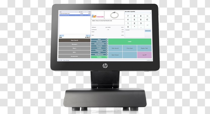 Hewlett-Packard Point Of Sale Retail System Computer Software - Display Device - Inventory Management Transparent PNG