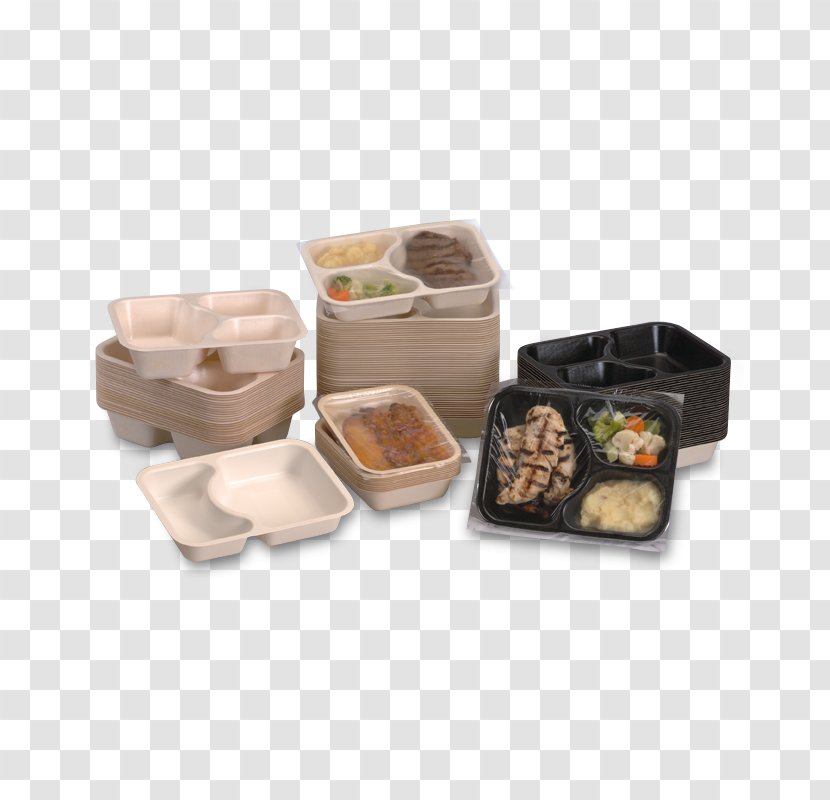 Paper Tray Box Plastic Food Packaging Transparent PNG