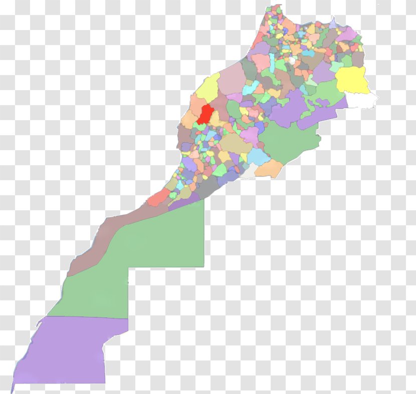French Protectorate In Morocco Flag Of History Western Sahara - Detailed Map Transparent PNG