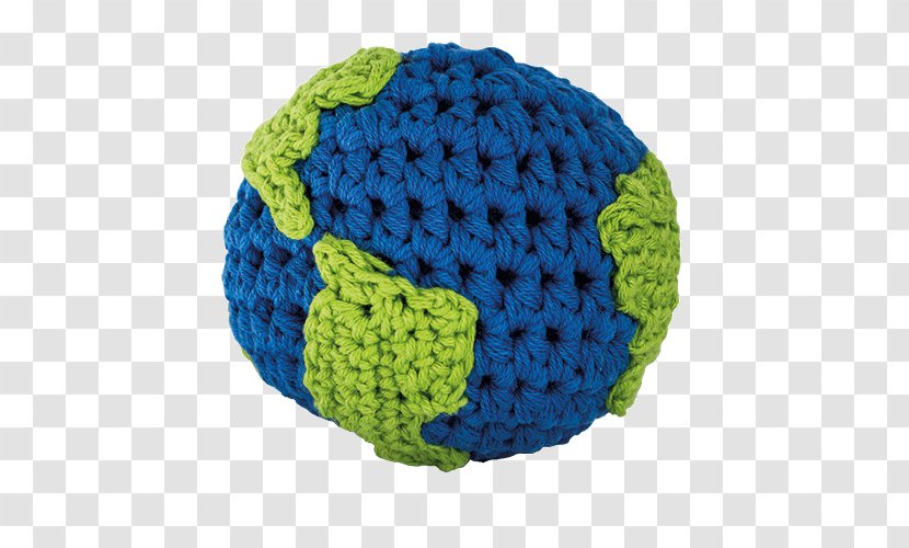 Globe World Map Crochet Myboshi GmbH - Cobalt Blue Transparent PNG