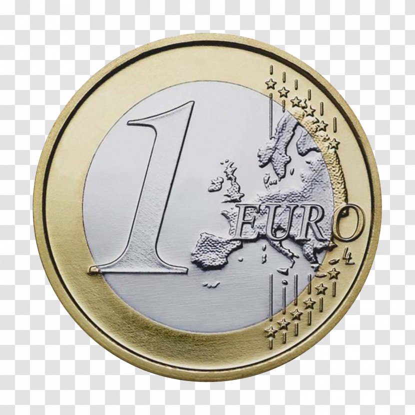 1 Euro Coin Foreign Exchange Market United States Dollar Trader Transparent PNG