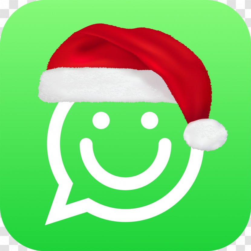 WhatsApp Christmas Santa Claus Sticker Emoji - Snapchat Transparent PNG
