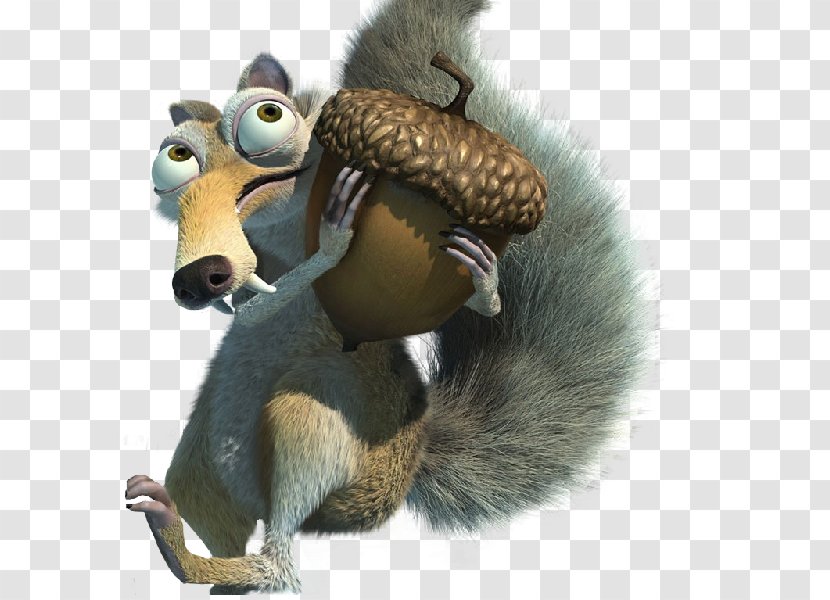 Scratte Sid Manfred Ice Age - Scrat Transparent PNG