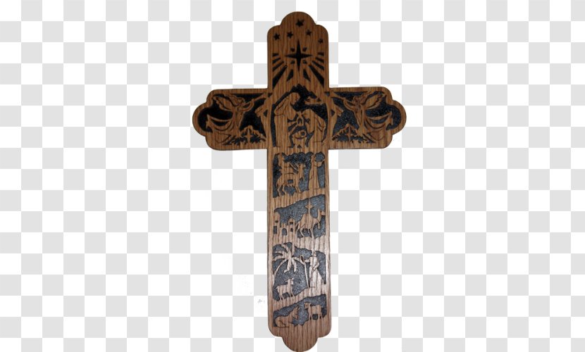 Crucifix - Cross - Carpers Wood Creations Transparent PNG
