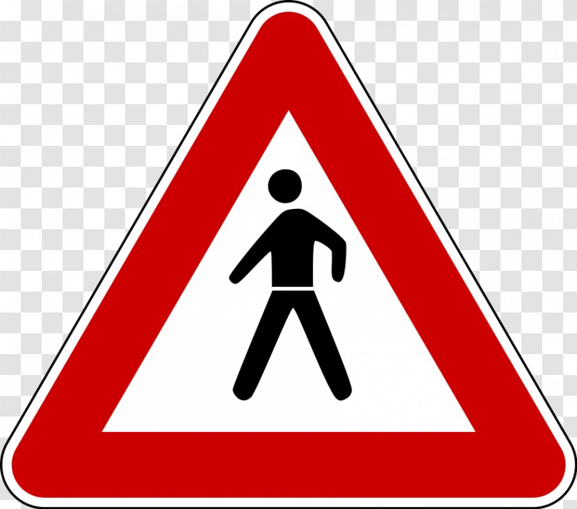 Traffic Sign Road Signs In Italy Warning - Symbol Transparent PNG