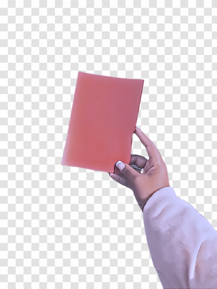 Pink Penalty Card Hand Wallet Paper Transparent PNG