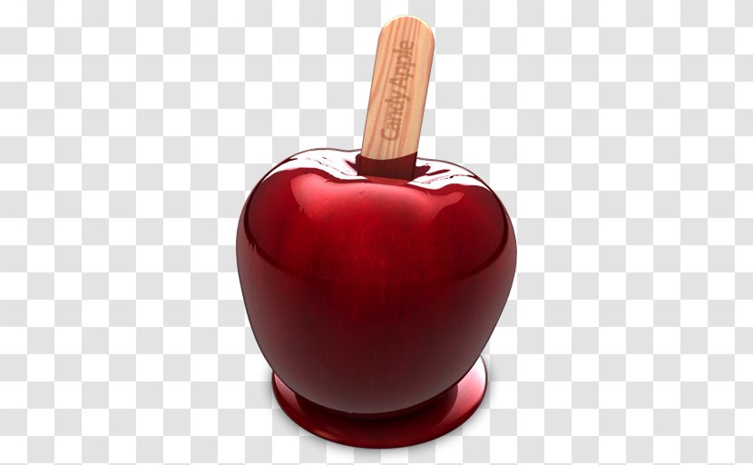 Ice Cream Candy Apple - Red Transparent PNG