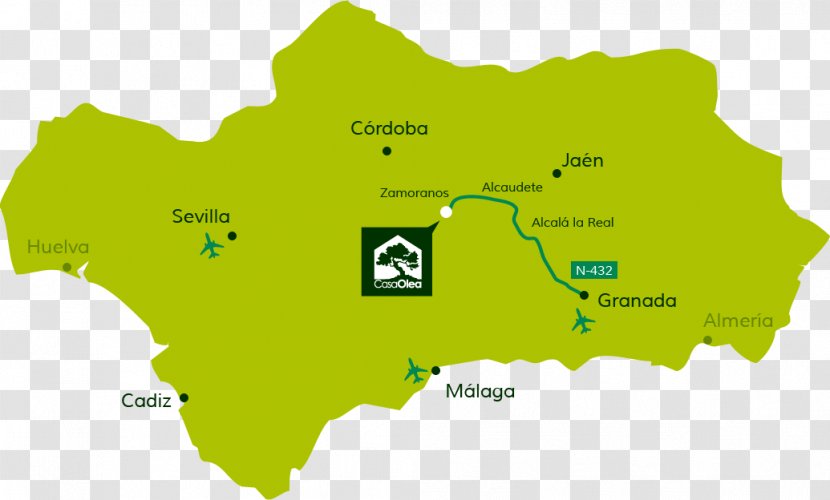 Córdoba Luque, Spain Seville Map World - Europe - Famous Tourist Sites Transparent PNG