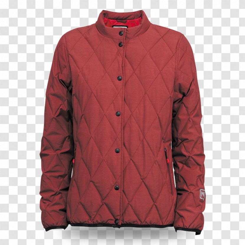 Jacket Maroon - Sweatshirt Transparent PNG