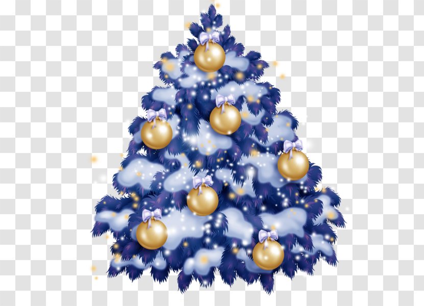 Christmas Tree Santa Claus Ornament Ded Moroz - Fir - Blue Transparent PNG
