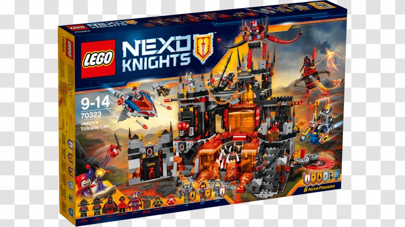 LEGO 70323 NEXO KNIGHTS Jestro's Volcano Lair Toy Lego City Minifigure - 70318 Nexo Knights The Glob Lobber Transparent PNG