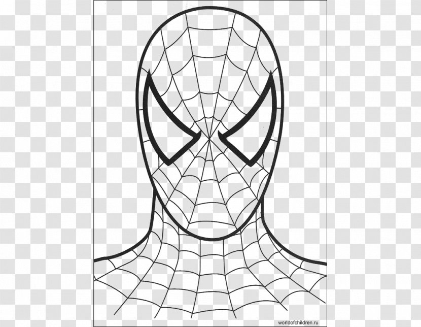 Spider-Man Coloring Book Drawing Marvel Comics Child - Cartoon - Spider Transparent PNG