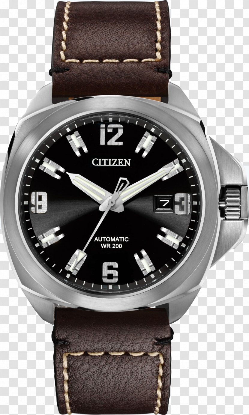 Eco-Drive Citizen Holdings Automatic Watch Movement - Brown Transparent PNG
