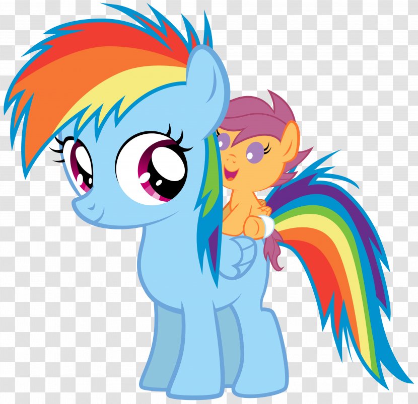 Rainbow Dash Scootaloo My Little Pony Applejack - Mammal Transparent PNG