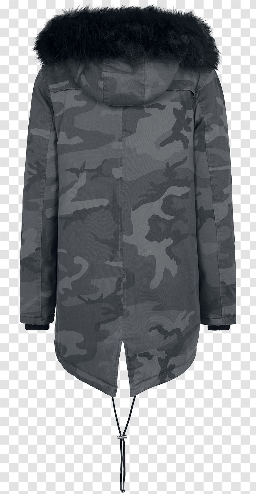 Hood Jacket Parka Lining Coat - Camo Cargo Joggers Transparent PNG