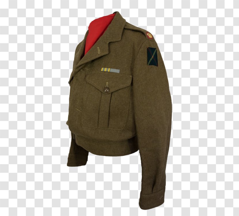 Jacket Military Uniform Khaki Rank Transparent PNG