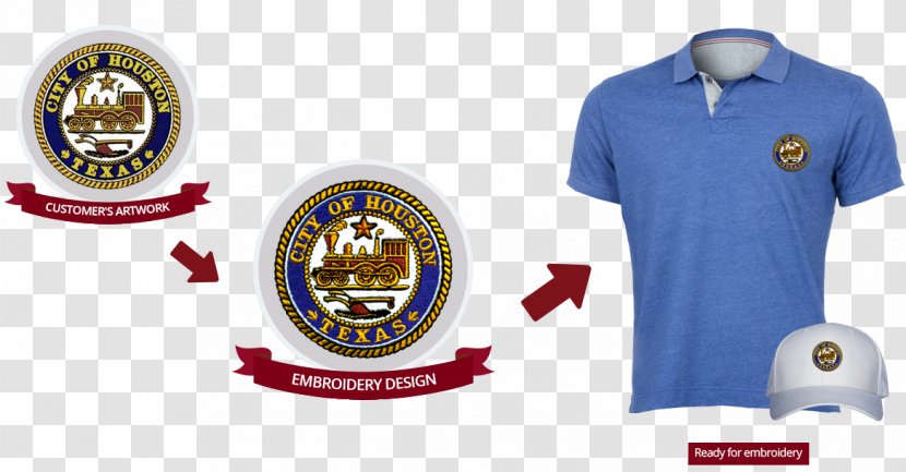 T-shirt Logo Embroidery - Sports Uniform Transparent PNG