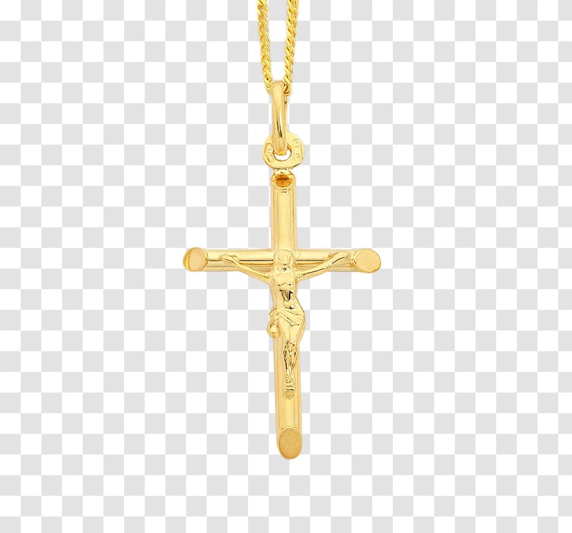 Charms & Pendants Gold Christian Cross Jewellery - Gemstone Transparent PNG