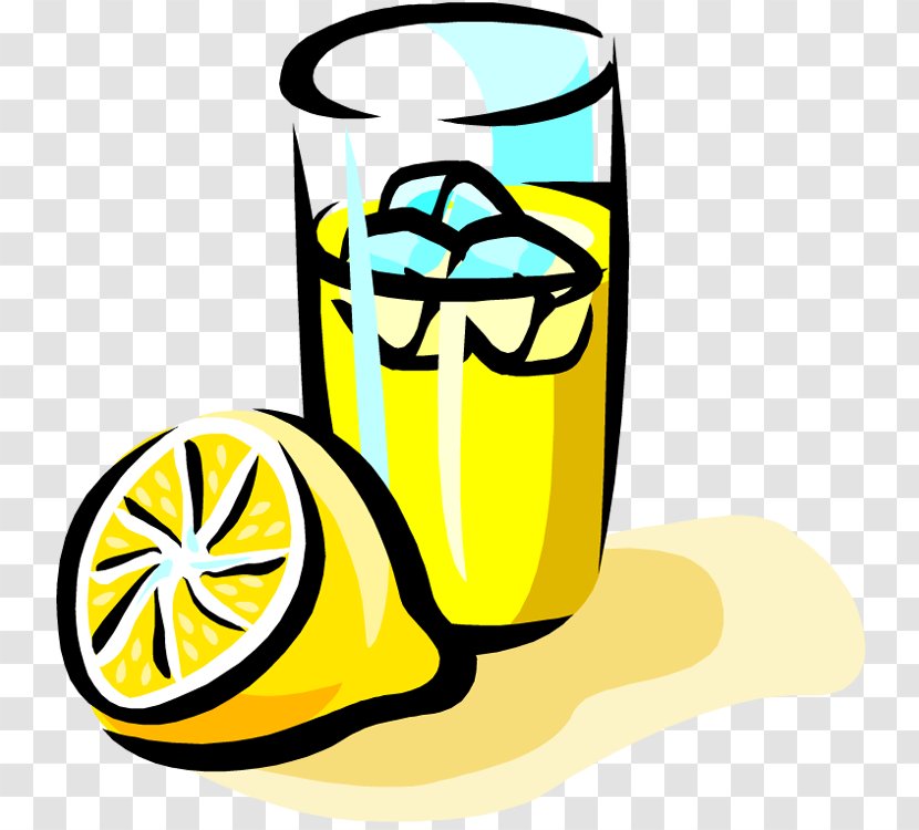 Lemonade Orange Juice Iced Tea Cartoon Clip Art Transparent PNG