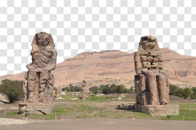 Karnak Colossi Of Memnon Valley The Kings Hurghada Edfu - Memorial - Egypt Stones Transparent PNG