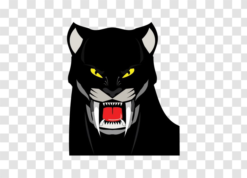 Panther Cougar Cat Clip Art - Black Transparent PNG