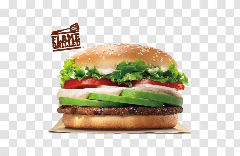 Whopper Hamburger Big King Fast Food Veggie Burger - Salmon - The Japanese Are Small And Fresh Transparent PNG