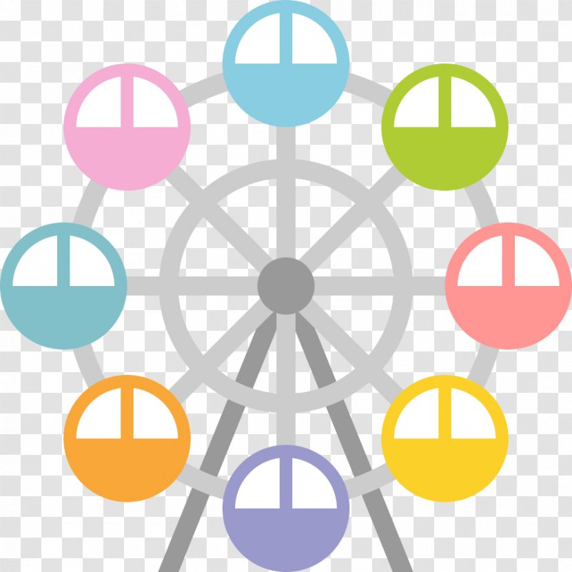 Police Car Ferris Wheel Photography - Symbol Transparent PNG